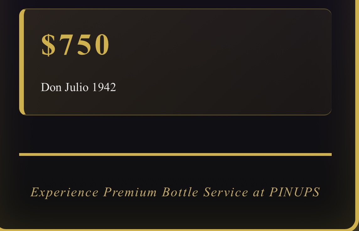 Pin Ups BottleMenu 3